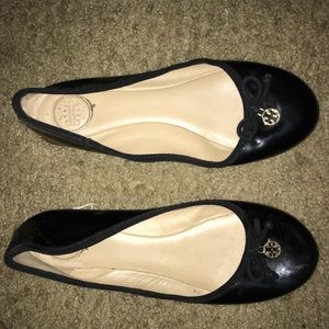 Black Tory Burch Flats